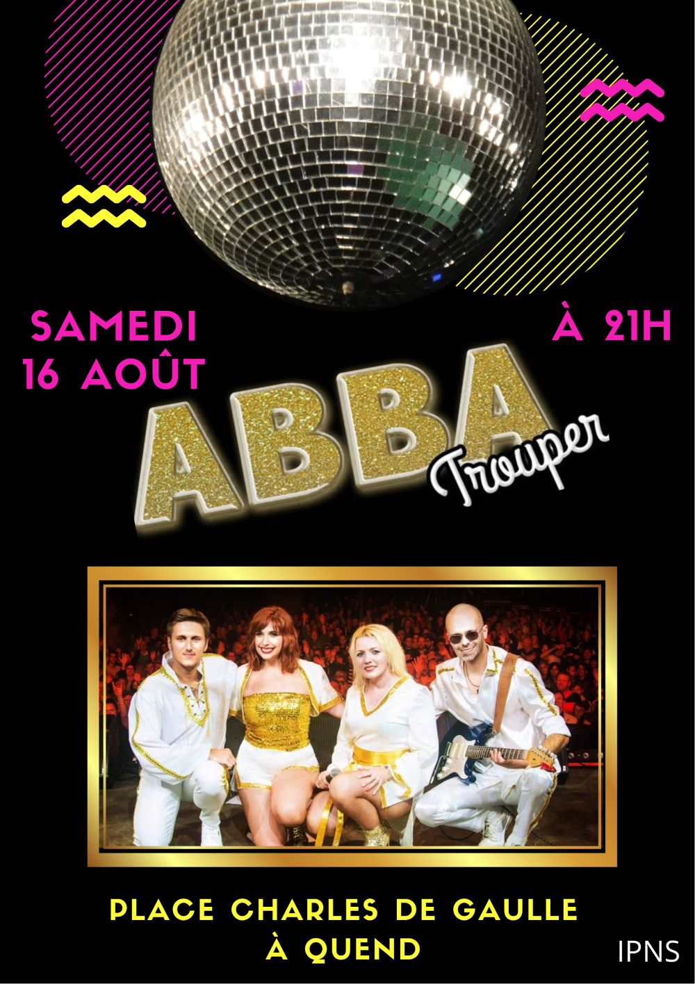 Tribute Abba avec le groupe « Abba Trouper »
