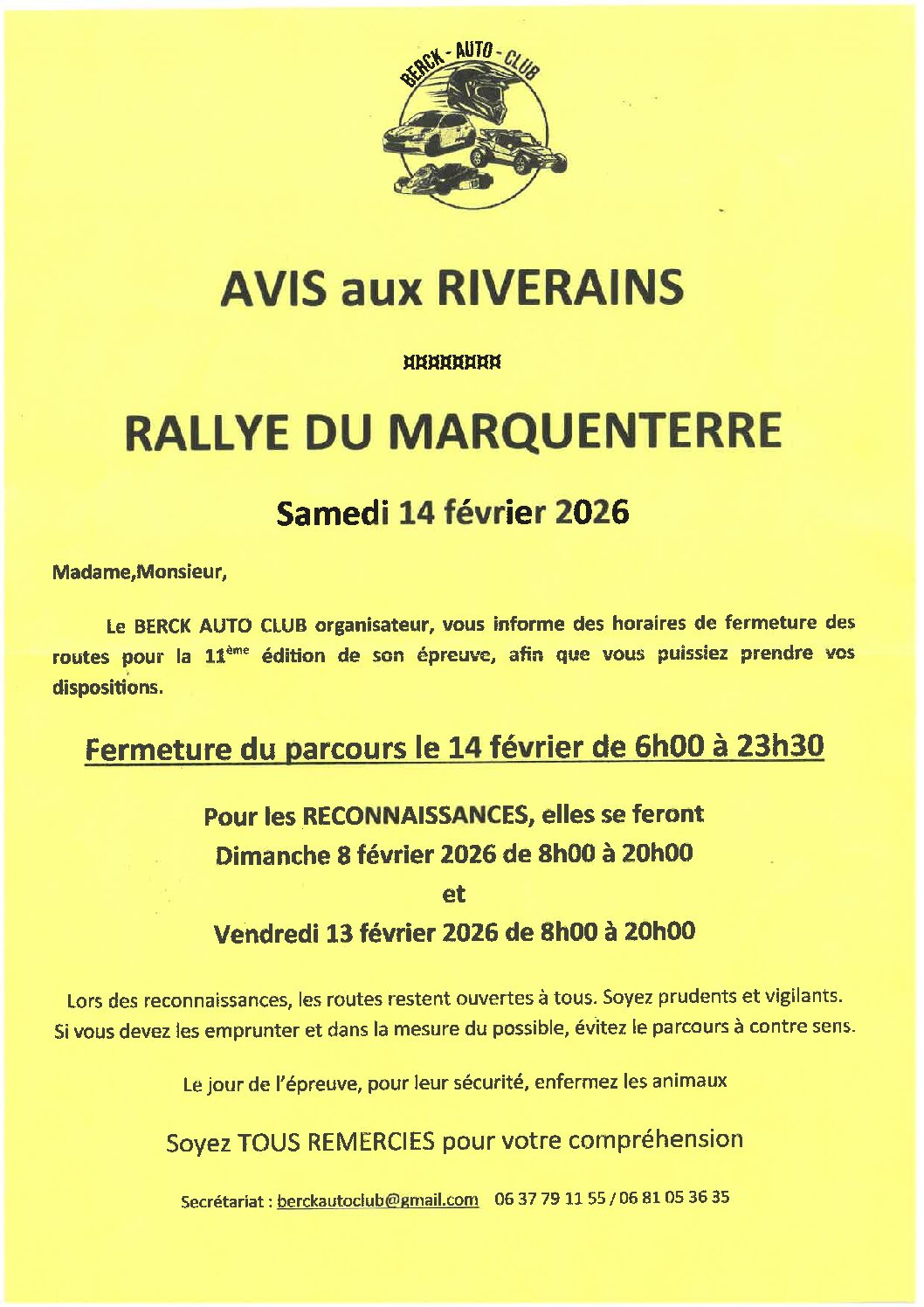 Rallye du Marquenterre