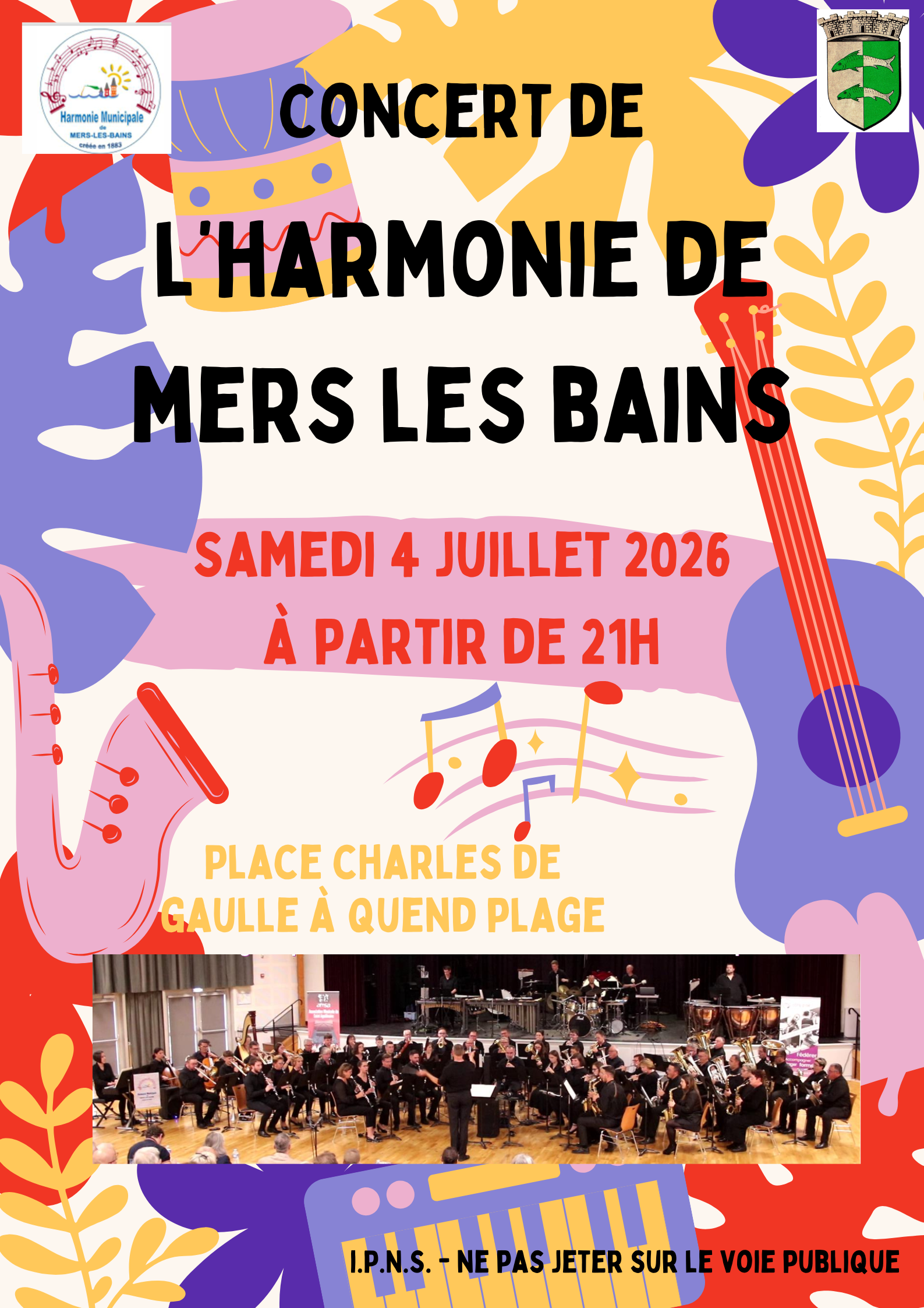 Concert de l’Harmonie de Mers les Bains