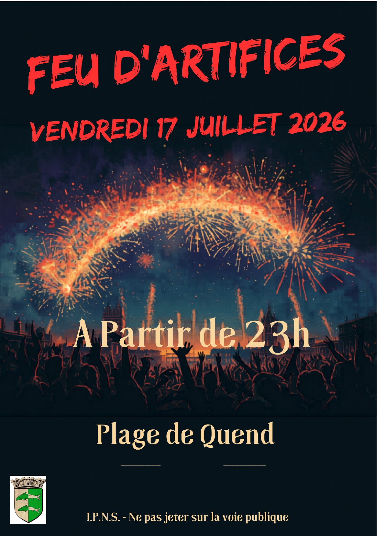 Vendredi 17 Juillet 2026 à 23h