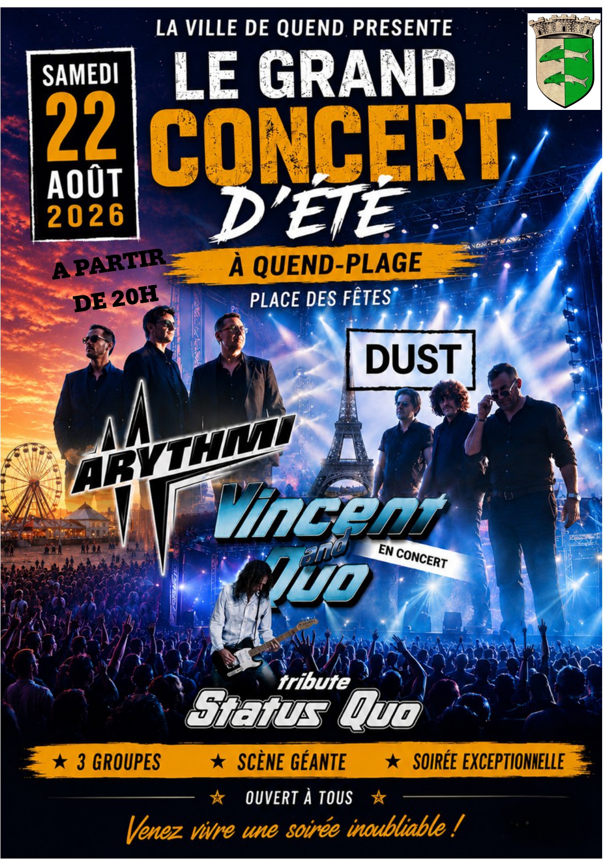 Concert d’Arythmi, Dust et Vincent and Quo